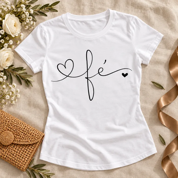 Camiseta Gran Fé, Blanca