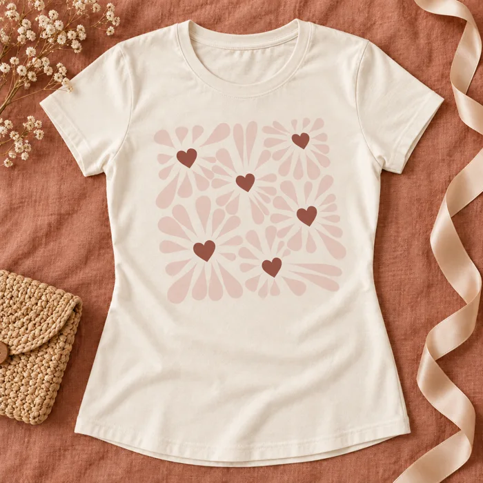 Camiseta Todo es amor, Beige