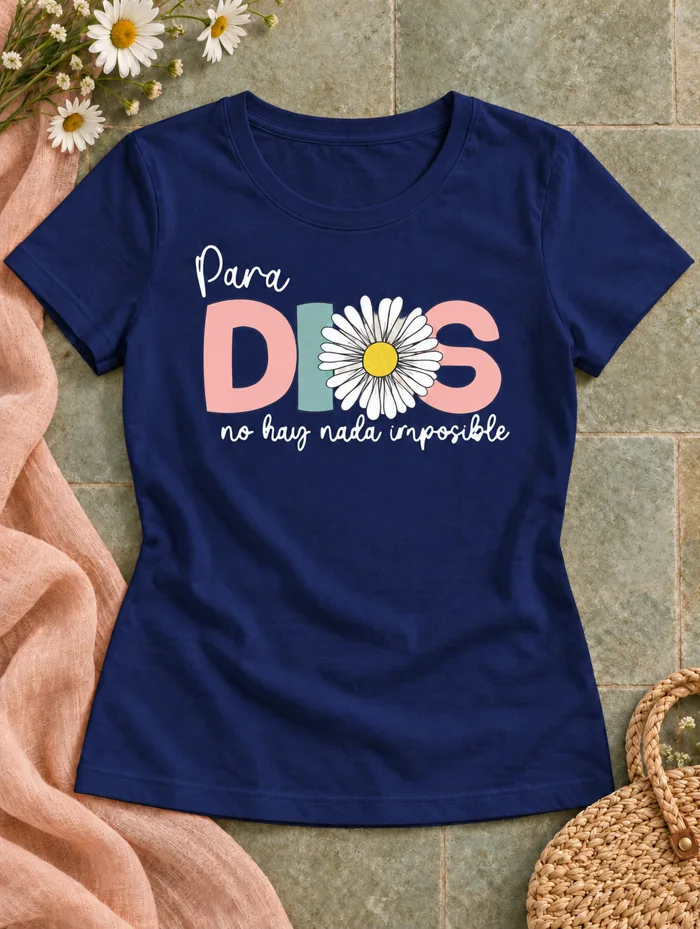 Camiseta Alma bonita, Azul oscuro