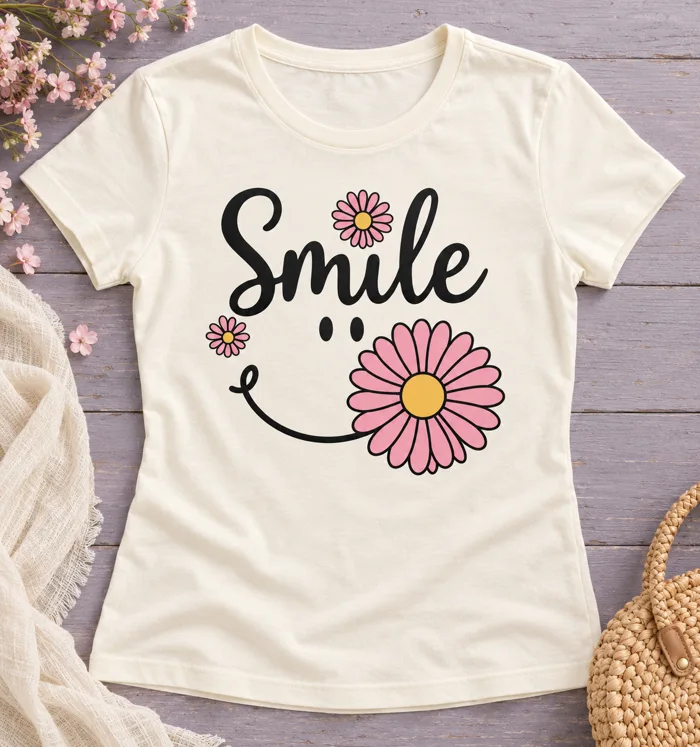 Camiseta Made of love, Beige